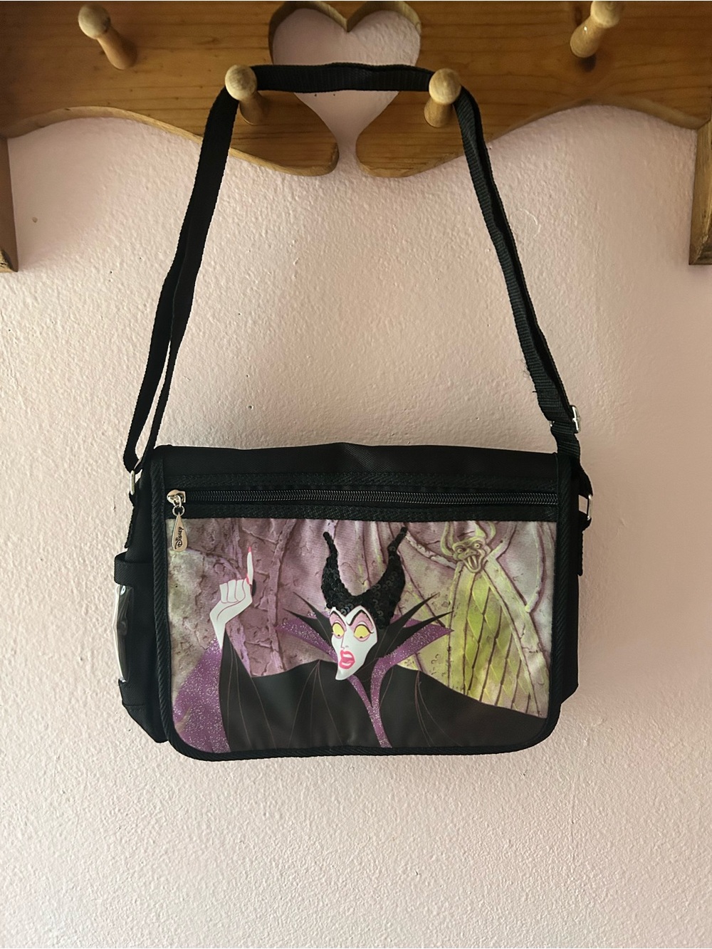 Disney Parks Disney Villain Maleficent Classic Adjustable Strap Bag NWOT